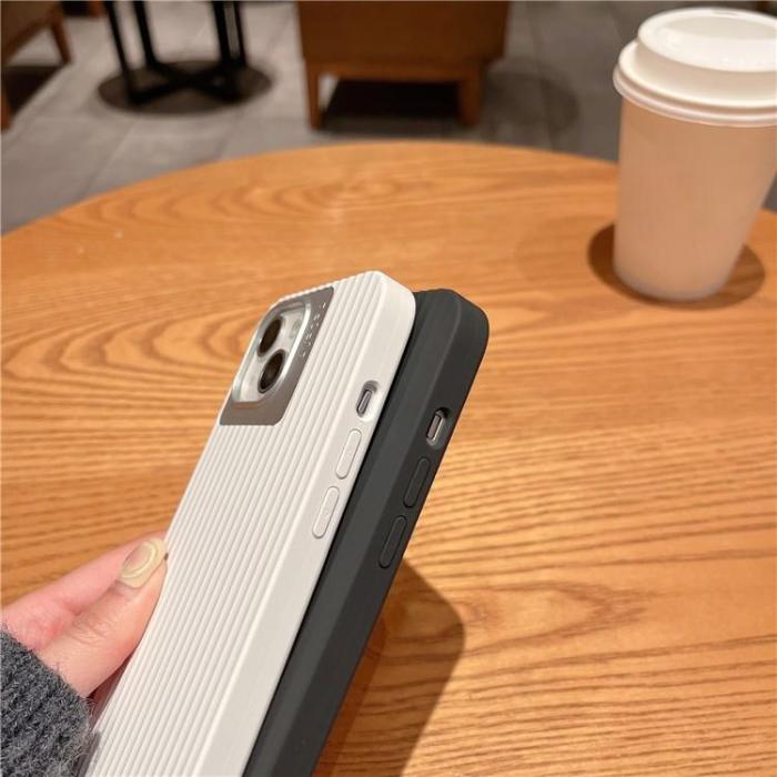 OEM - iPhone 14 Mobilskal Aurora Stripes - Lila