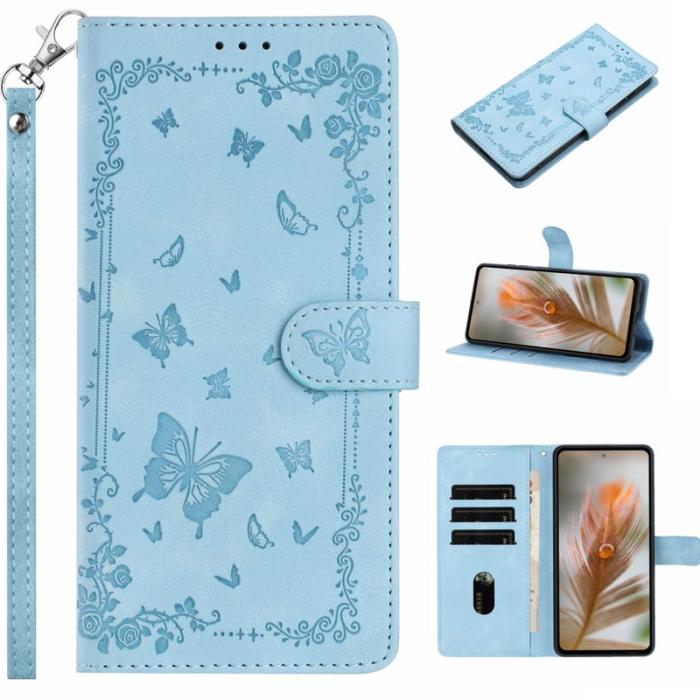 OEM - Samsung Galaxy S26 Ultra Fodral Konstläder Garden - Baby Blue