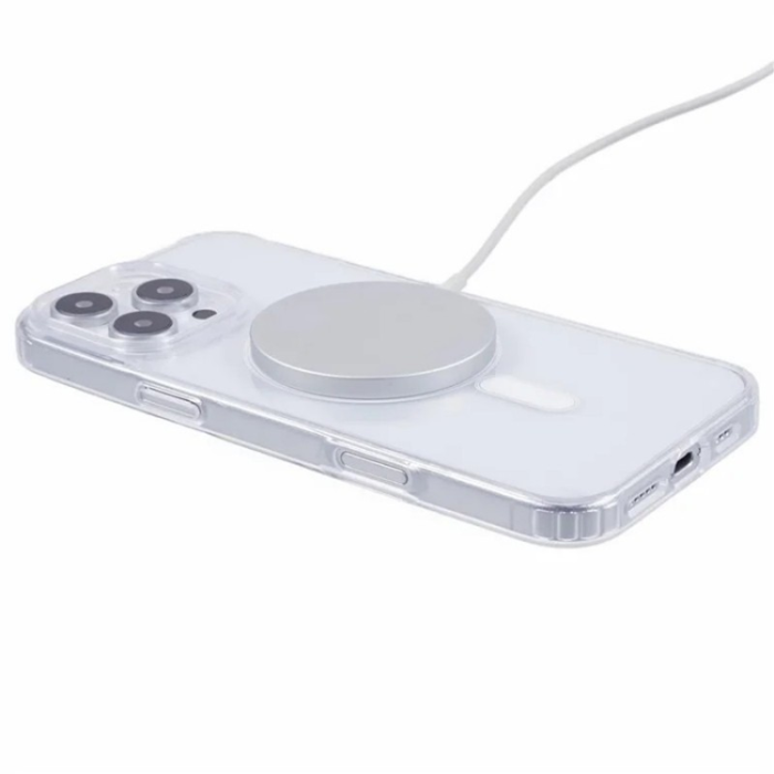 WANLONFENG - WANLONFENG iPhone 16 Pro Max Mobilskal MagSafe + [2-Pack] Härdat glas