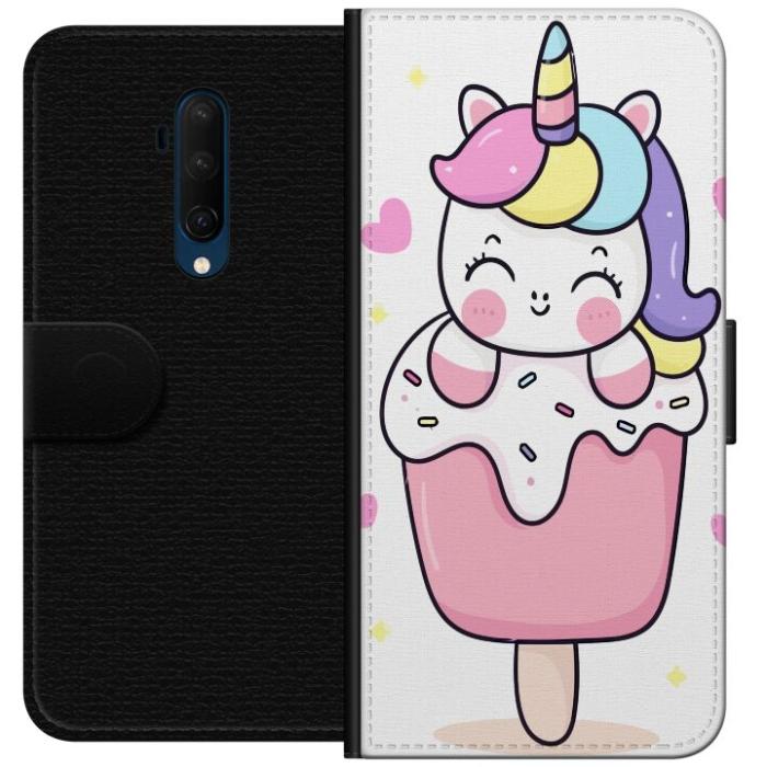 iSecrets - Plånboksfodral till OnePlus 7T Pro med Glad enhörning