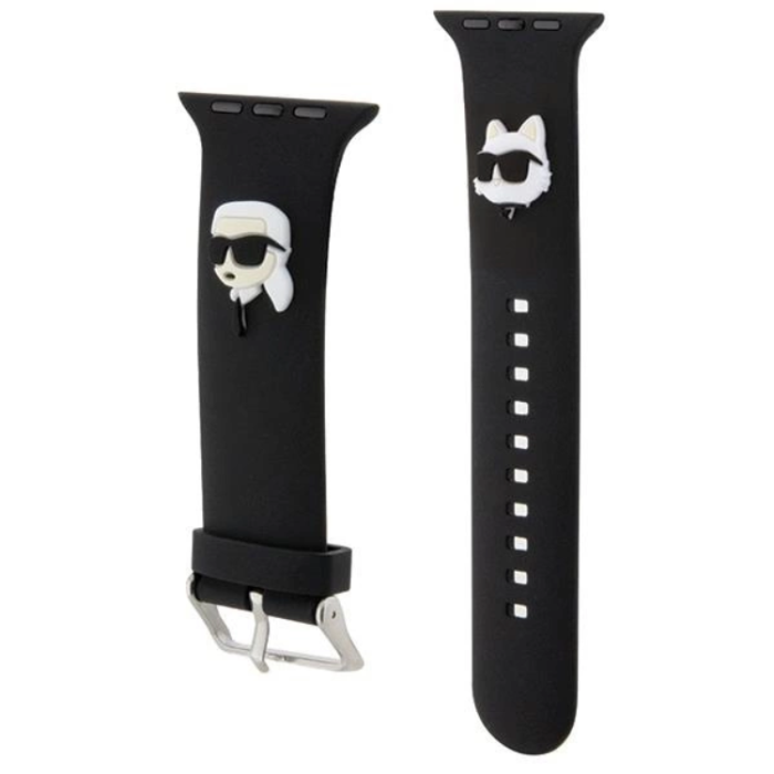 KARL LAGERFELD - Karl Lagerfeld Apple Watch (42/44/45/49mm) Armband Karl&Choupette Head