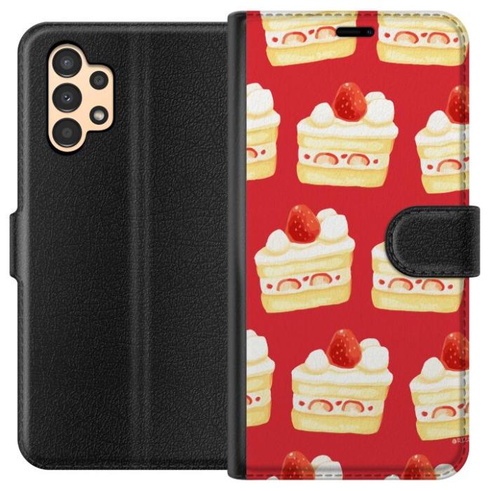 iSecrets - Plånboksfodral till Samsung Galaxy A13 med Tårta