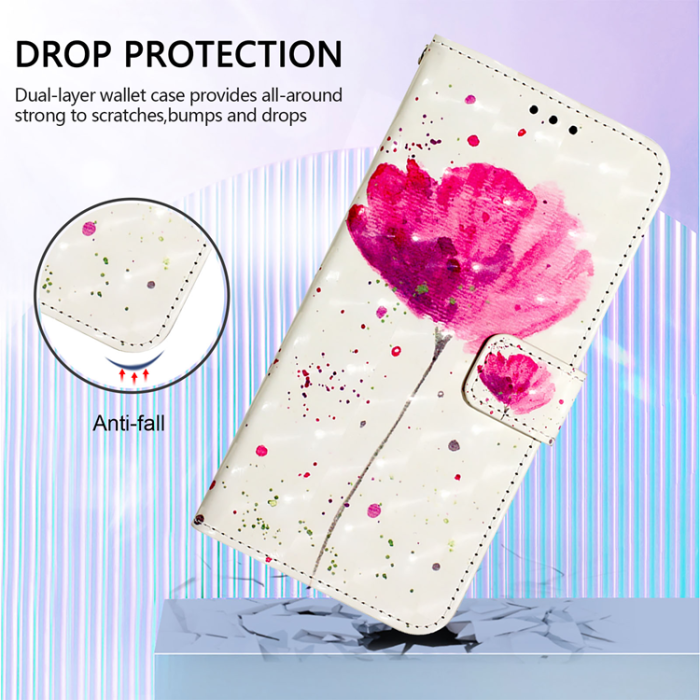 A-One Brand - iPhone 17 Pro Plånboksfodral Printing Pattern Med Strap