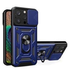 OEM - iPhone 15 Pro Mobilskal Camshield Hybrid Armor - Blå