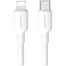 USAMS - Usams USB-C Till Lightning Kabel 1m PD20W - Vit