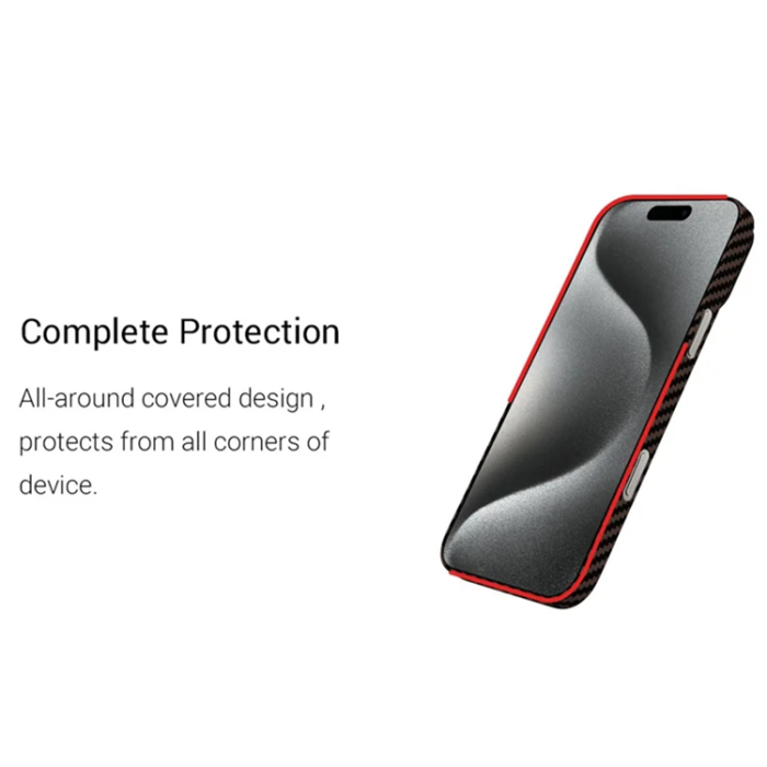 KZDOO - KZDOO Mobilskal till iPhone 16 Plus Magsafe Aramid Fiber - Grön