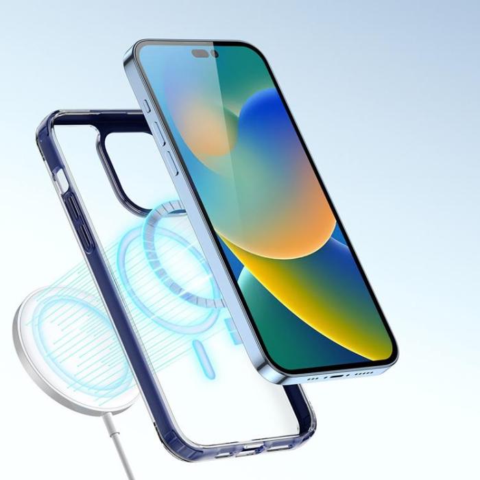 Dux Ducis - Dux Ducis iPhone 14 Pro Skal MagSafe Clin2 Magnetic - Blå