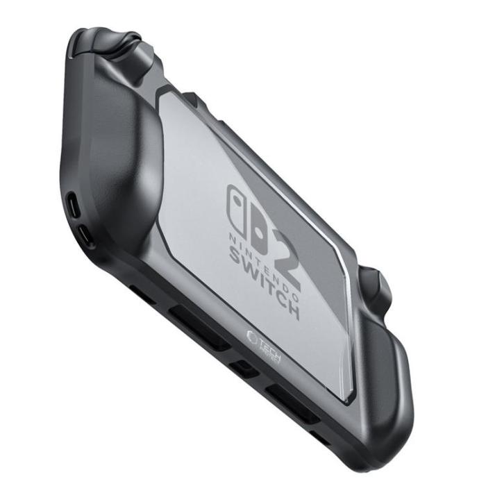 Tech-Protect - Tech-Protect Nintendo Switch 2 Skal Magmat - Svart/Clear