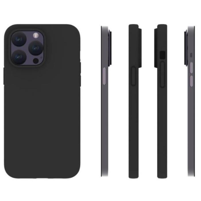 A-One Brand - iPhone 15 Pro Max Mobilskal Shockproof Thin TPU - Svart