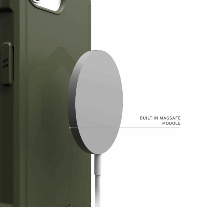 UAG - UAG iPhone 16e Mobilskal MagSafe Essential Armor - Olive Drab