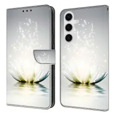 OEM - Samsung Galaxy S26 Fodral 3D M&ouml;nster PU L&auml;der - Lotus