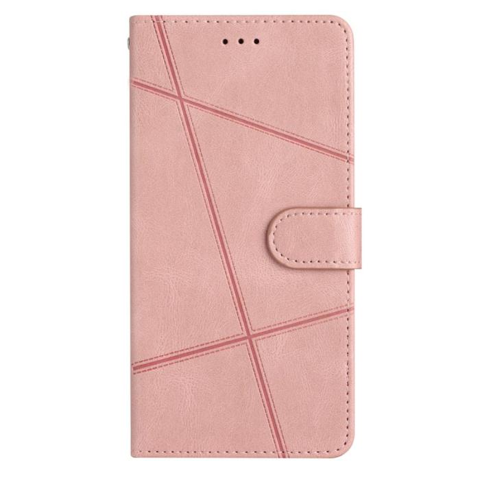 OEM - Crazy Horse Samsung Galaxy S26 Plus Fodral KonstLäder Ställ - Roséguld