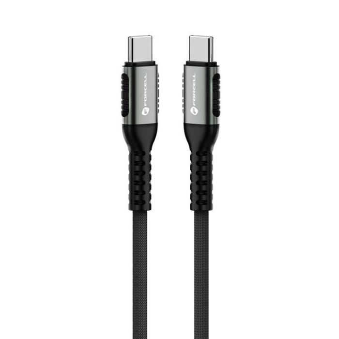 Forcell - Forcell Kabel USB-C Till USB-C 240W 1.2m - Svart