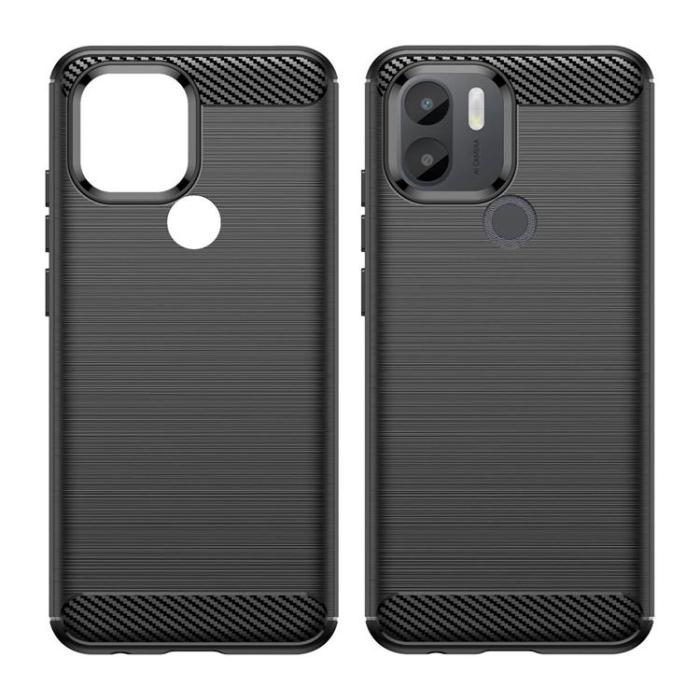 OEM - Xiaomi Redmi A1 Plus Skal Silicone Carbon - Svart