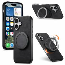 A-One Brand - iPhone 17 Mobilskal Rotating Kickstand - Svart
