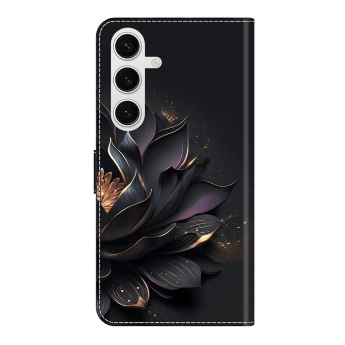 OEM - Samsung Galaxy S26/S26 Pro Plånboksfodral Magnetlås Konstläder - Lila Lotus