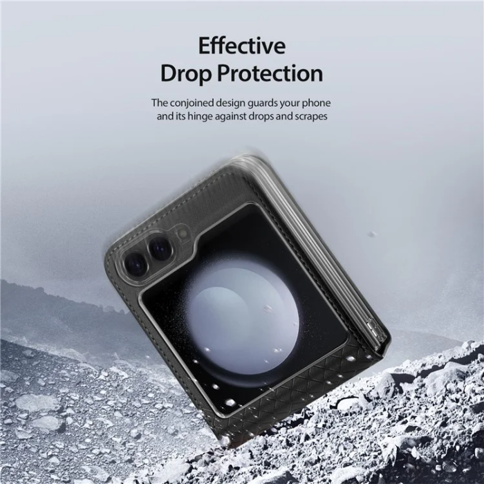 Dux Ducis - Dux Ducis Galaxy Z Flip 7 FE/Z Flip 6 Mobilskal Bril - Svart