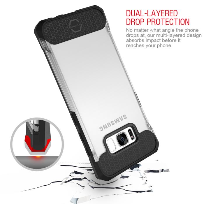ItSkins - Itskins Spina Skal till Samsung Galaxy S8 Plus - Clear