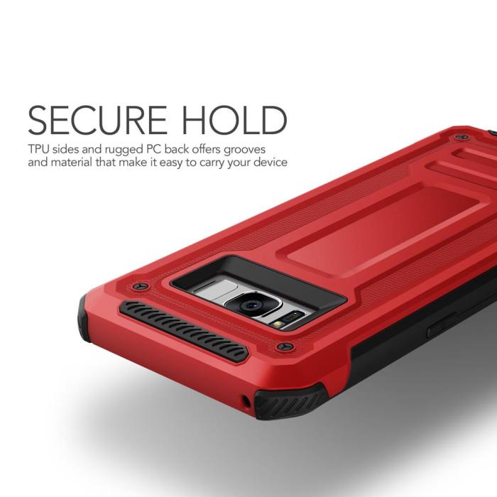 VERUS - Verus Terra Guard Skal till Samsung Galaxy S8 Plus - Röd