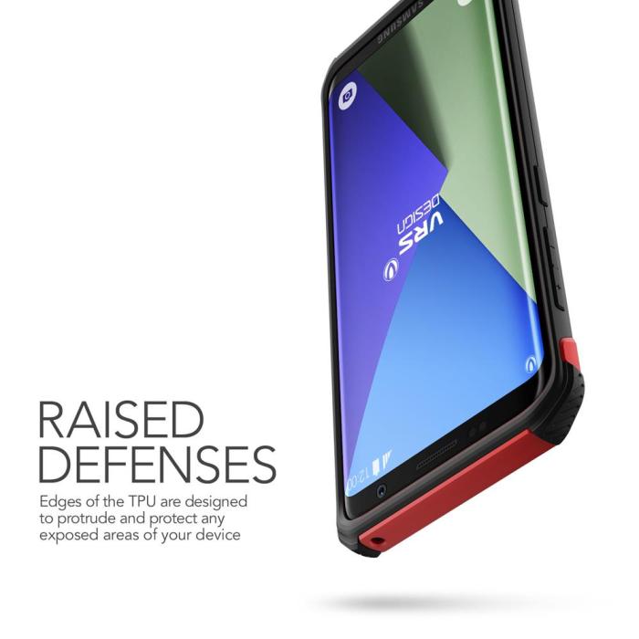 VERUS - Verus Terra Guard Skal till Samsung Galaxy S8 Plus - Röd