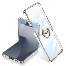 GKK - GKK Galaxy Z Flip 7 Mobilskal Ringhållare - Silver