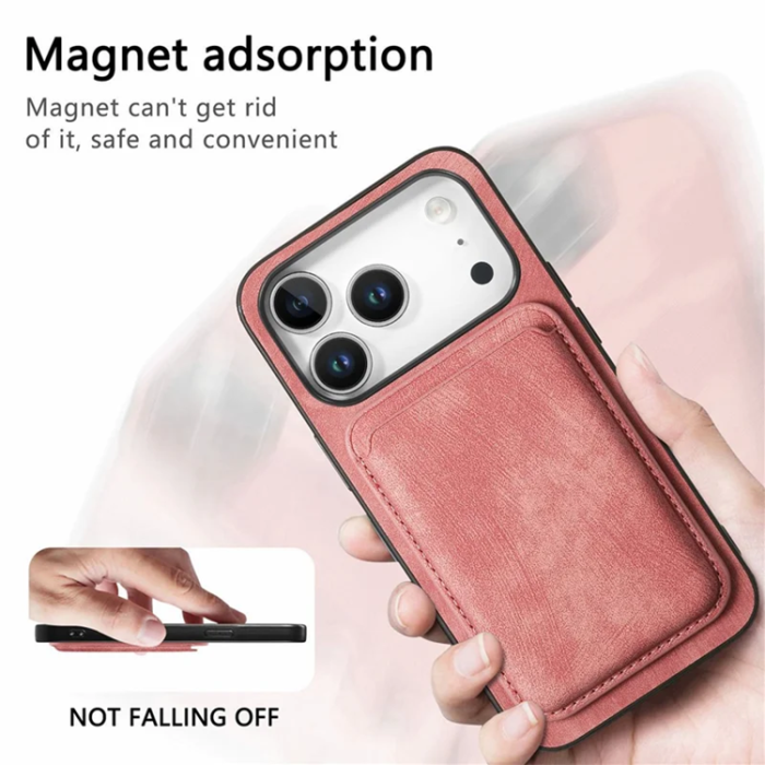 A-One Brand - iPhone 17 Pro Max Mobilskal Retro Detachable - Rosa