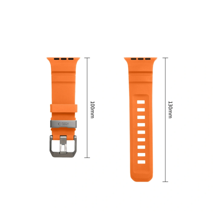 Tech-Protect - Tech-Protect Armband För Apple Watch (44/45/46/49mm) Motion - Signal Orange