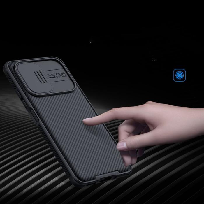UTGATT1 - Nillkin - Camshield Pro Mobilskal Xiaomi Poco F3 / Mi 11i - Svart