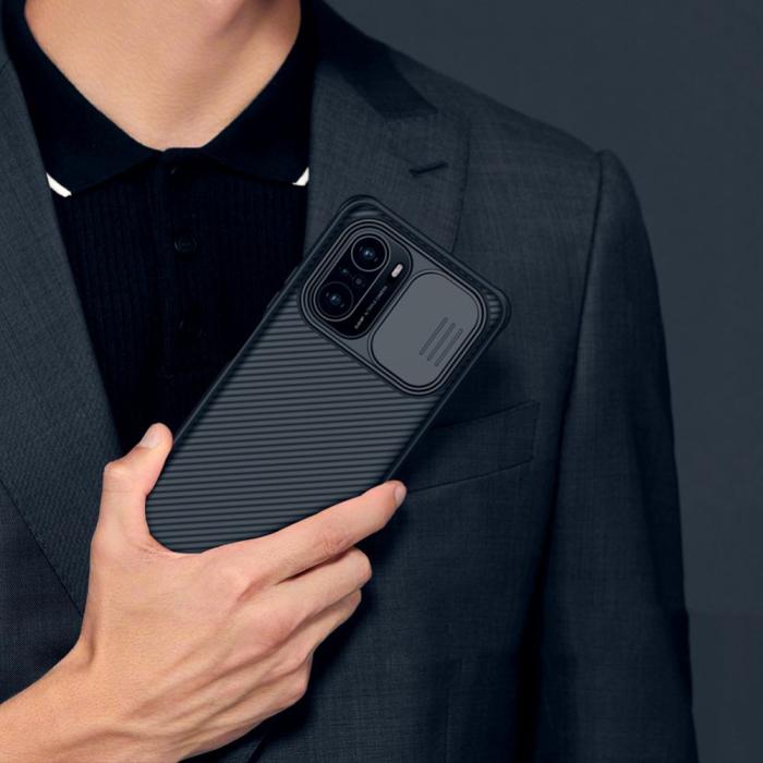 UTGATT1 - Nillkin - Camshield Pro Mobilskal Xiaomi Poco F3 / Mi 11i - Svart