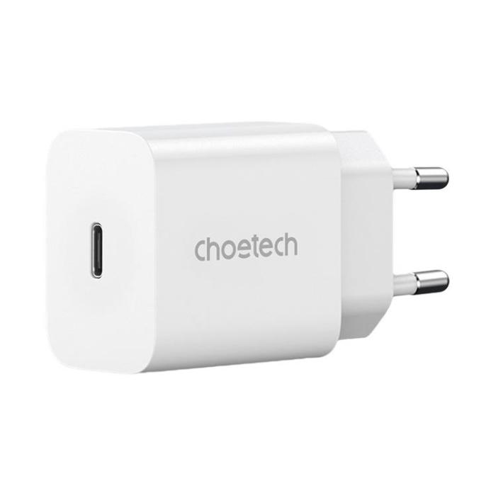 UTGATT5 - Choetech Väggladdare USB-C Lightning Kabel 1.2m 20W - Vit