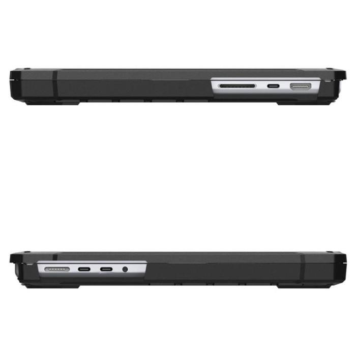 UTGATT - Spigen Macbook Pro 14 Skal Rugged Armored Matte - Svart