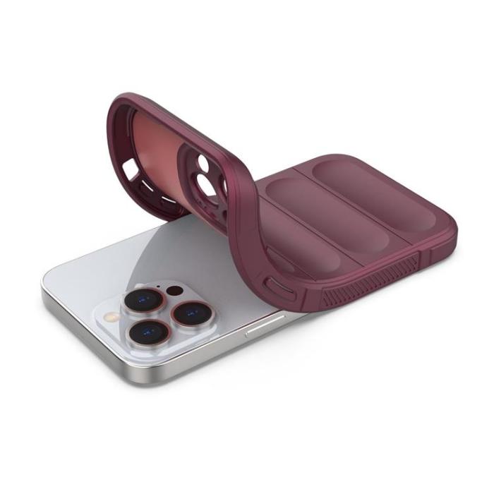 OEM - iPhone 13 Pro Max Skal Magic Shield Flexible Armored - Burgundy
