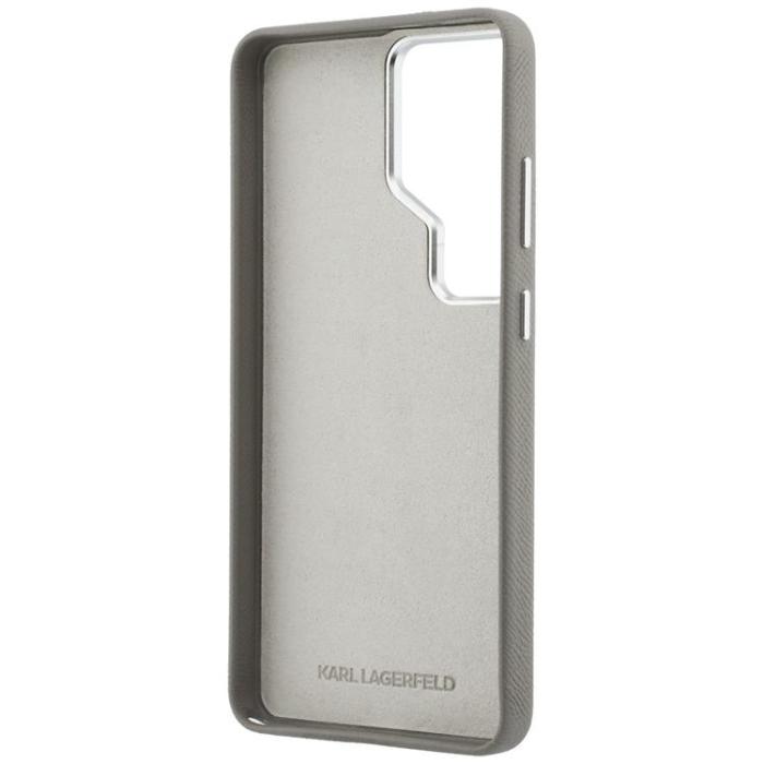 KARL LAGERFELD - Karl Lagerfeld Mobilskal För Galaxy S26 Ultra Saffiano Double Heads - Silver