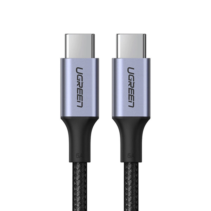Ugreen - Ugreen USB-C Till USB-C 100W 5A 1.5m Kabel - Grå
