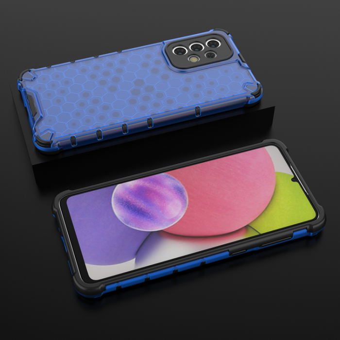 OEM - Galaxy A33 5G Skal Honeycomb Armored - Blå