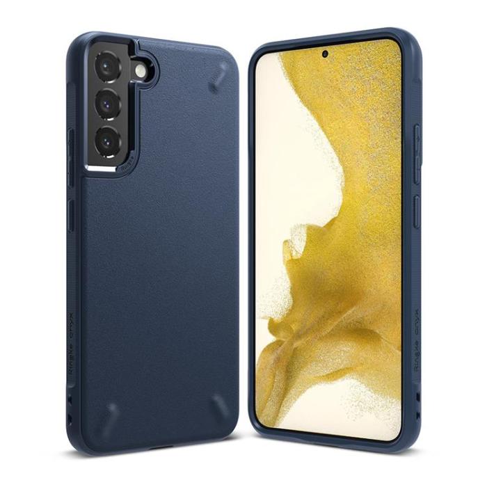 UTGATT1 - Ringke Galaxy S22 Skal Onyx Durable - Marinblå