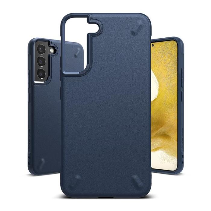 UTGATT1 - Ringke Galaxy S22 Skal Onyx Durable - Marinblå