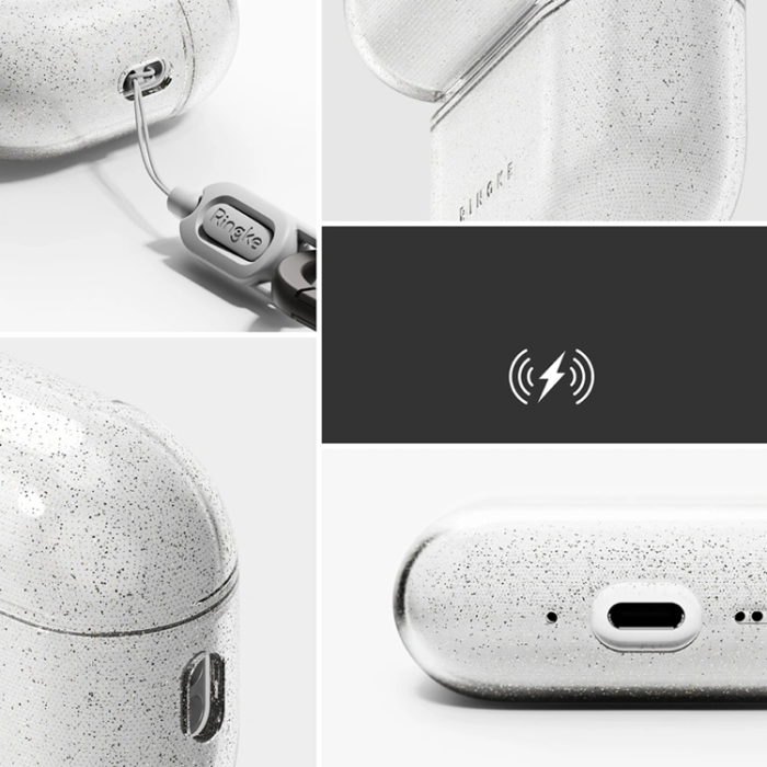 Ringke - Ringke Apple Airpods Pro 3 Skal Air - Glitter Clear
