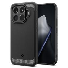 Spigen - Spigen Xiaomi 15T Pro Mobilskal Rugged Armor - Matt Svart