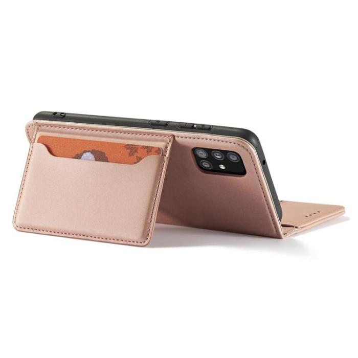 OEM - Galaxy A13 5G Plånboksfodral Magnet Stand - Rosa