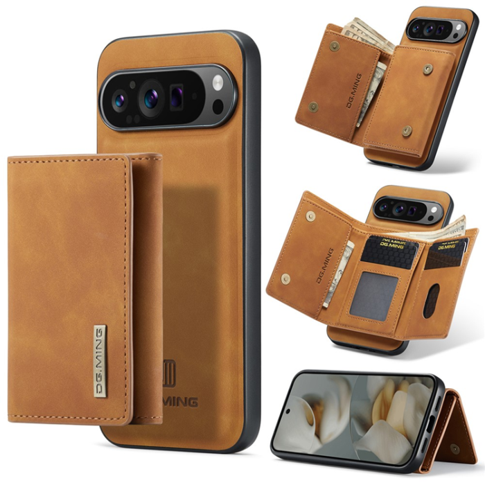 DG.MING - DG.MING Google Pixel 10 Pro XL Plånboksfodral Detatchable M1