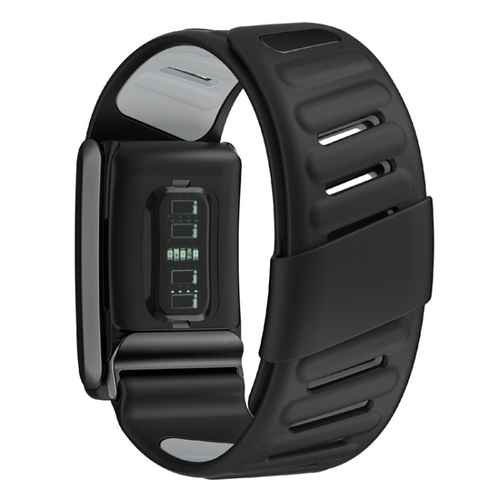 A-One Brand - Whoop 4.0 Armband Silikon Adjustable - Svart/Grå