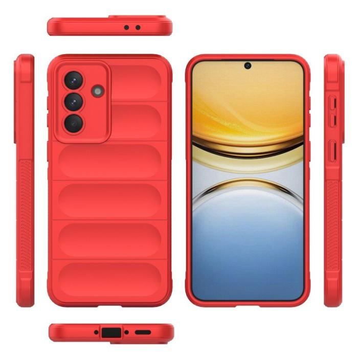 WANLONFENG - WANLONFENG Mobilskal till Samsung Galaxy A37 TPU - Röd
