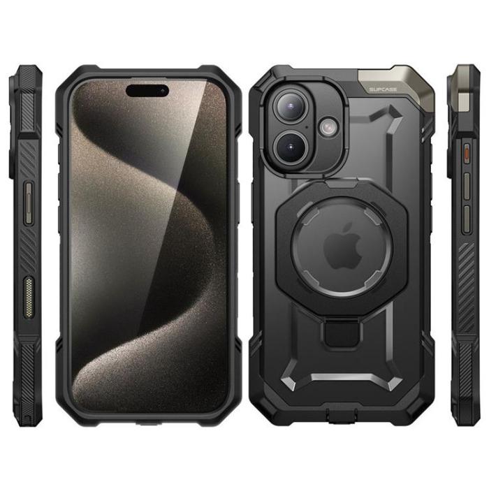 SupCase - Supcase iPhone 16 Mobilskal Magsafe UB Grip - Svart