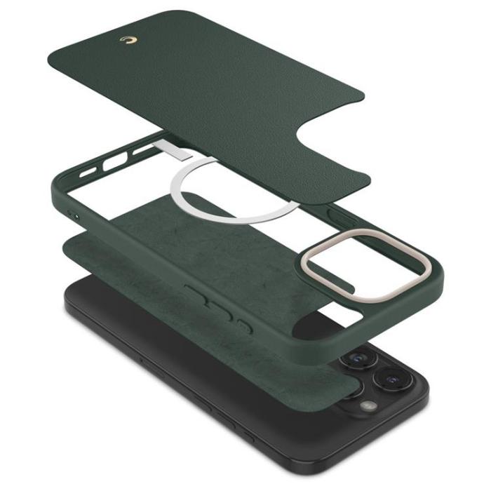 Spigen - Spigen iPhone 15 Pro Max Mobilskal Magsafe Cyrill Kajuk - Grön