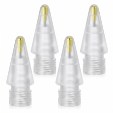 Tech-Protect - [4-Pack] Tech-Protect Stylus-Tips F&ouml;r Apple-Penna - Clear