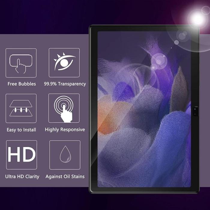 ENKAY - [2-PACK] ENKAY Galaxy Tab A8 10.5 (2021) Härdat Glas Skärmskydd - Clear