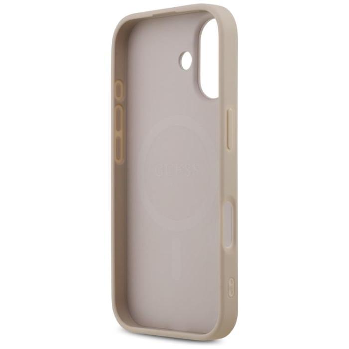 Guess - Guess iPhone 17 Mobilskal MagSafe 4G Printed Stripes - Rosa