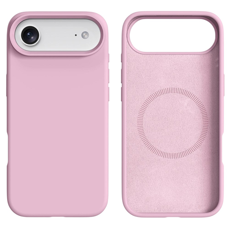 iPhone Air Mobilskal MagSafe Liquid Silikon+PC - Rosa | 2353 | AlltMobil