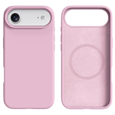 A-One Brand - iPhone 17 Air Mobilskal MagSafe Liquid Silikon+PC - Rosa
